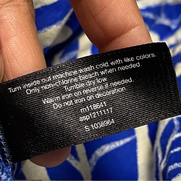 Lane Bryant Maxi Dress Blue White Size 18/20 - Picture 7 of 10